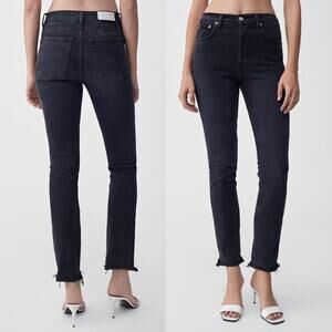 Re/Done Originals Black High Rise Skinny Jeans